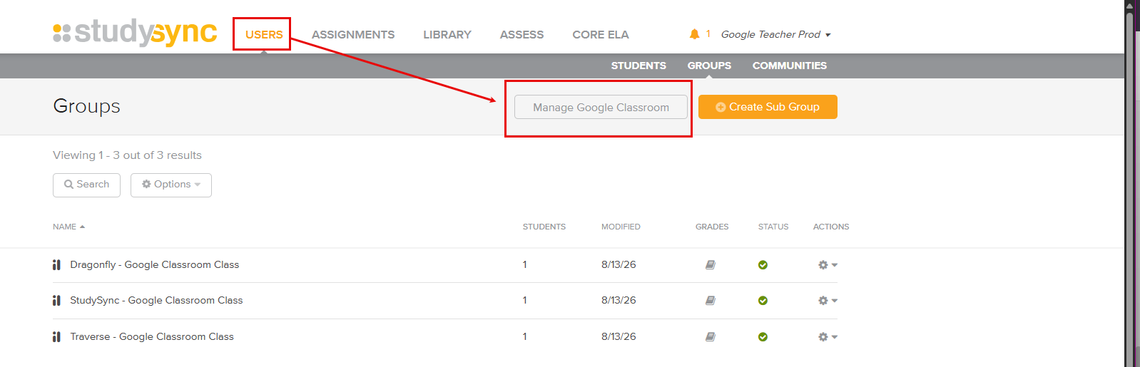 GC Manage GC button StudySync.png