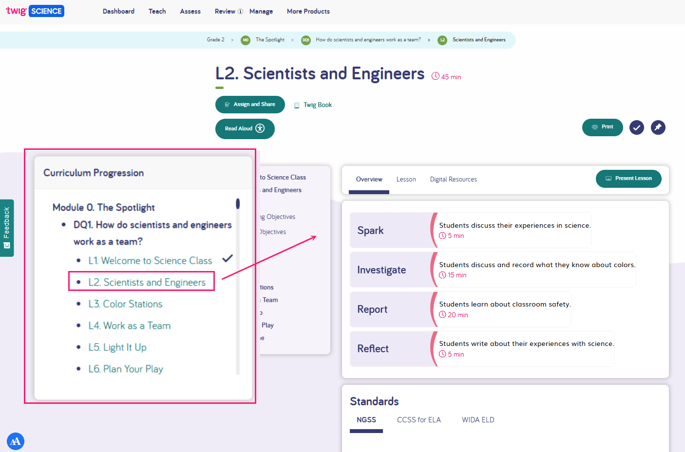 go to a lesson from the Curriculum Progression tracker.png