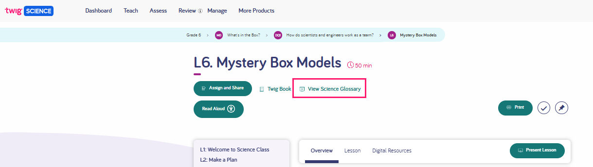 TSE View Science Glossary.png