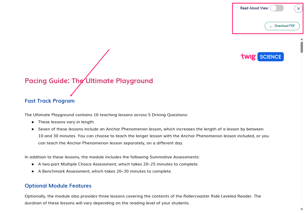 pacing guide example fast track.png