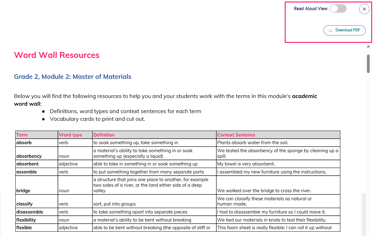 word wall grade 2 module 2.png